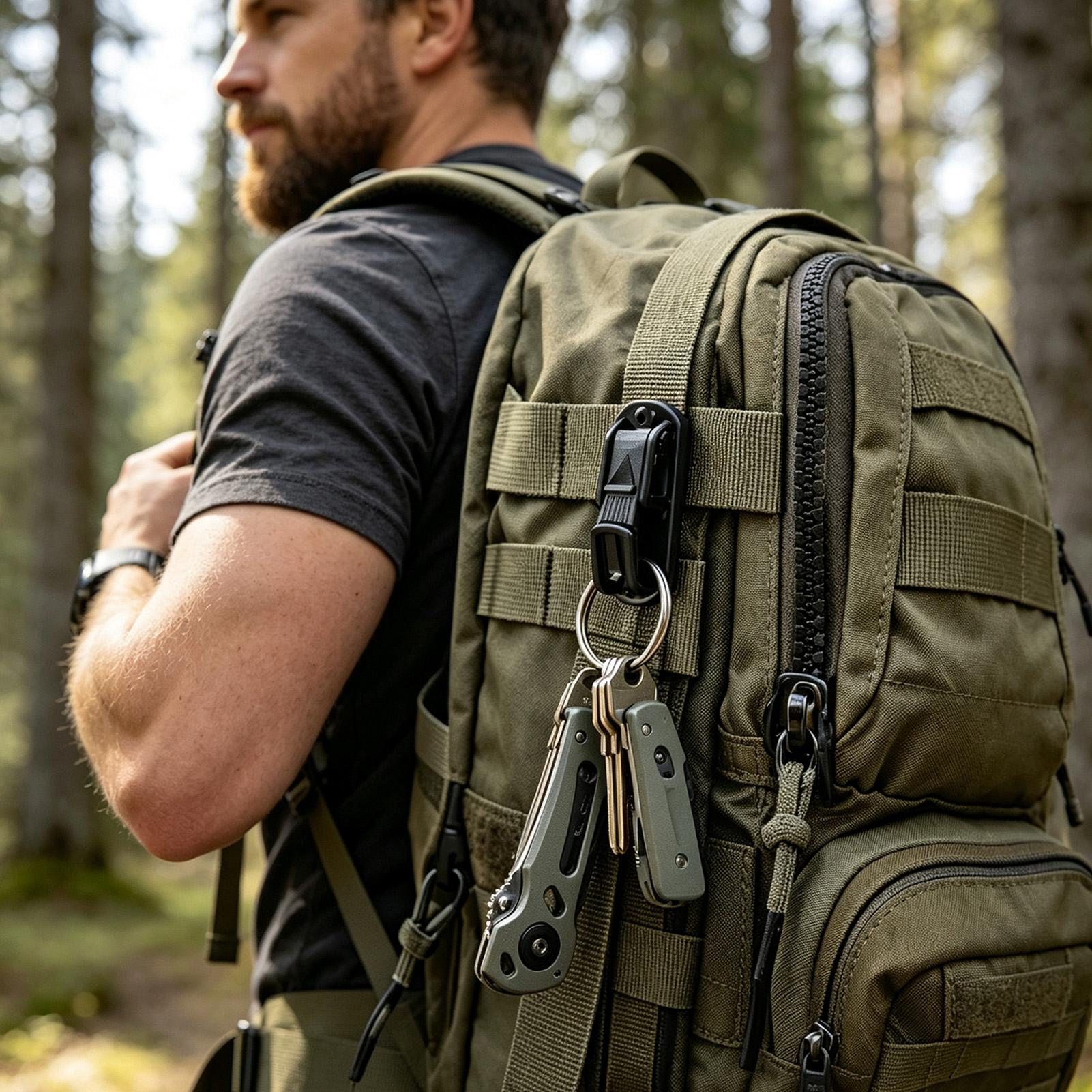 1pcs Belt Key Clip Multifuncti - Outdoor Adventure Backpack review and price