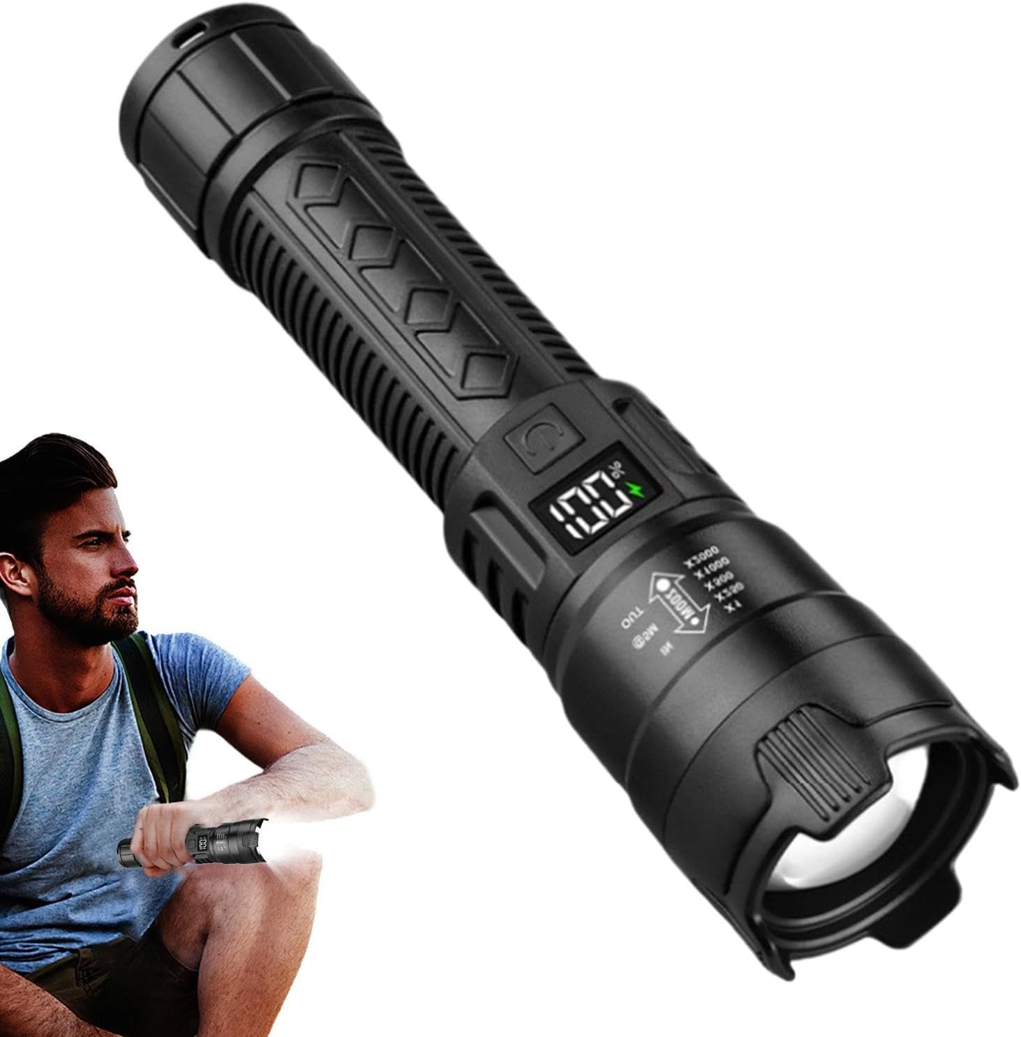 Tactical LED Flashlight 2000LM - Outdoor Adventure Trips review and price